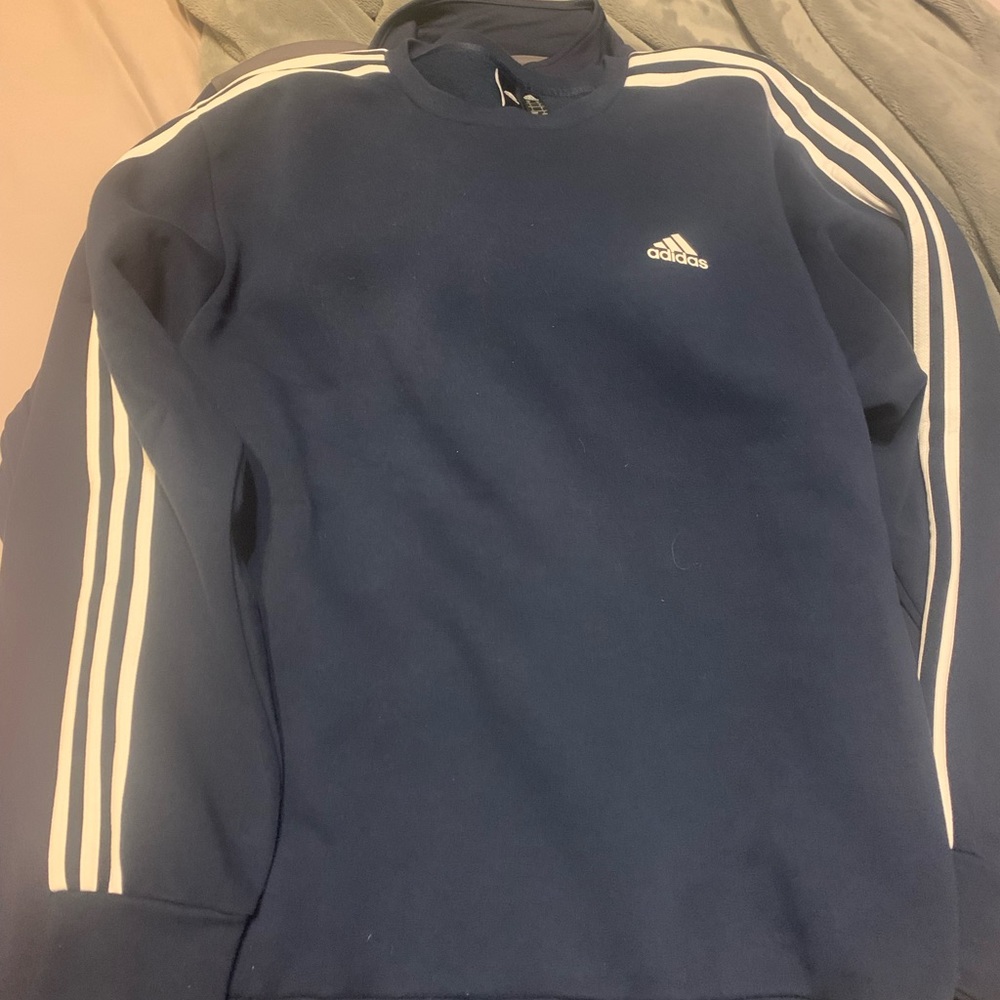 Adidas men’s navy blue sweatshirt